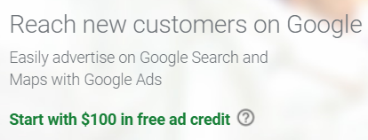 Google My Business Adwords Credit
