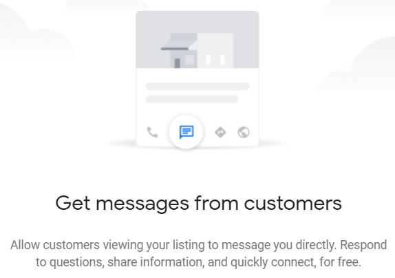 Google My Business Instant Messaging