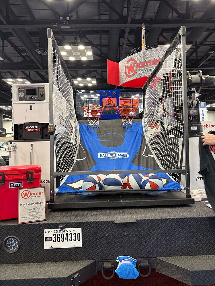 tailgate basketball challenge at work truck week 2026