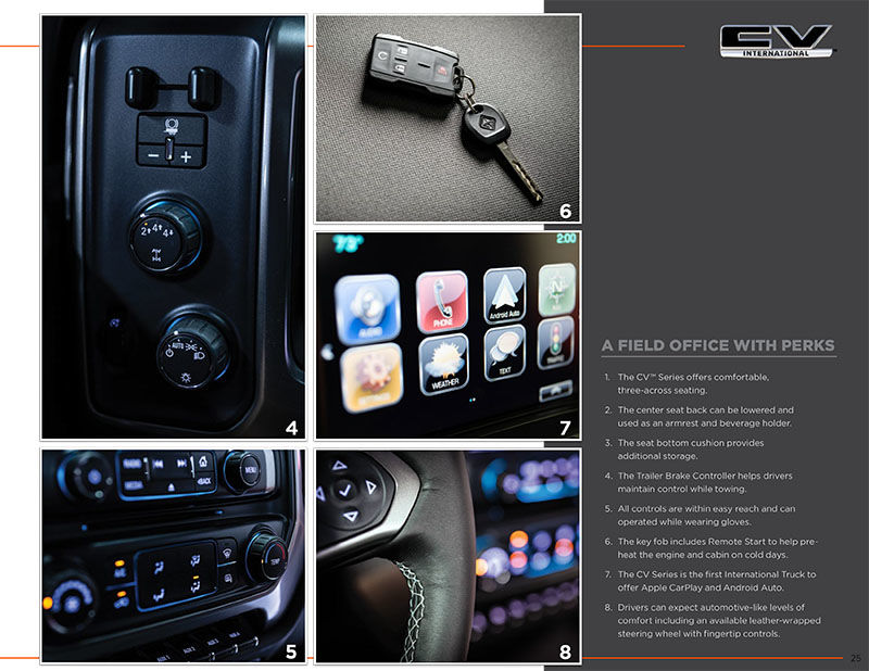 International Truck CV Series - DiamondFirst Interior