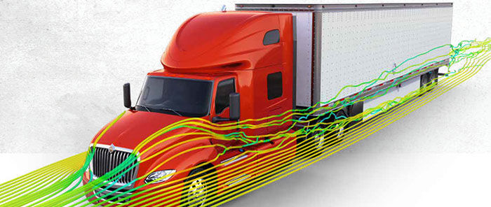 International Truck LT Series - Aerodynamic Design